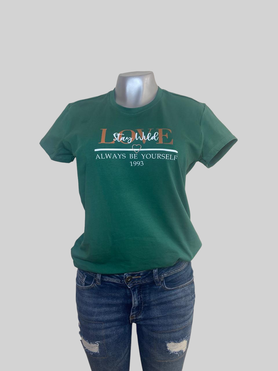 CAMISETA DAMA COLOR VERDE - REF 17