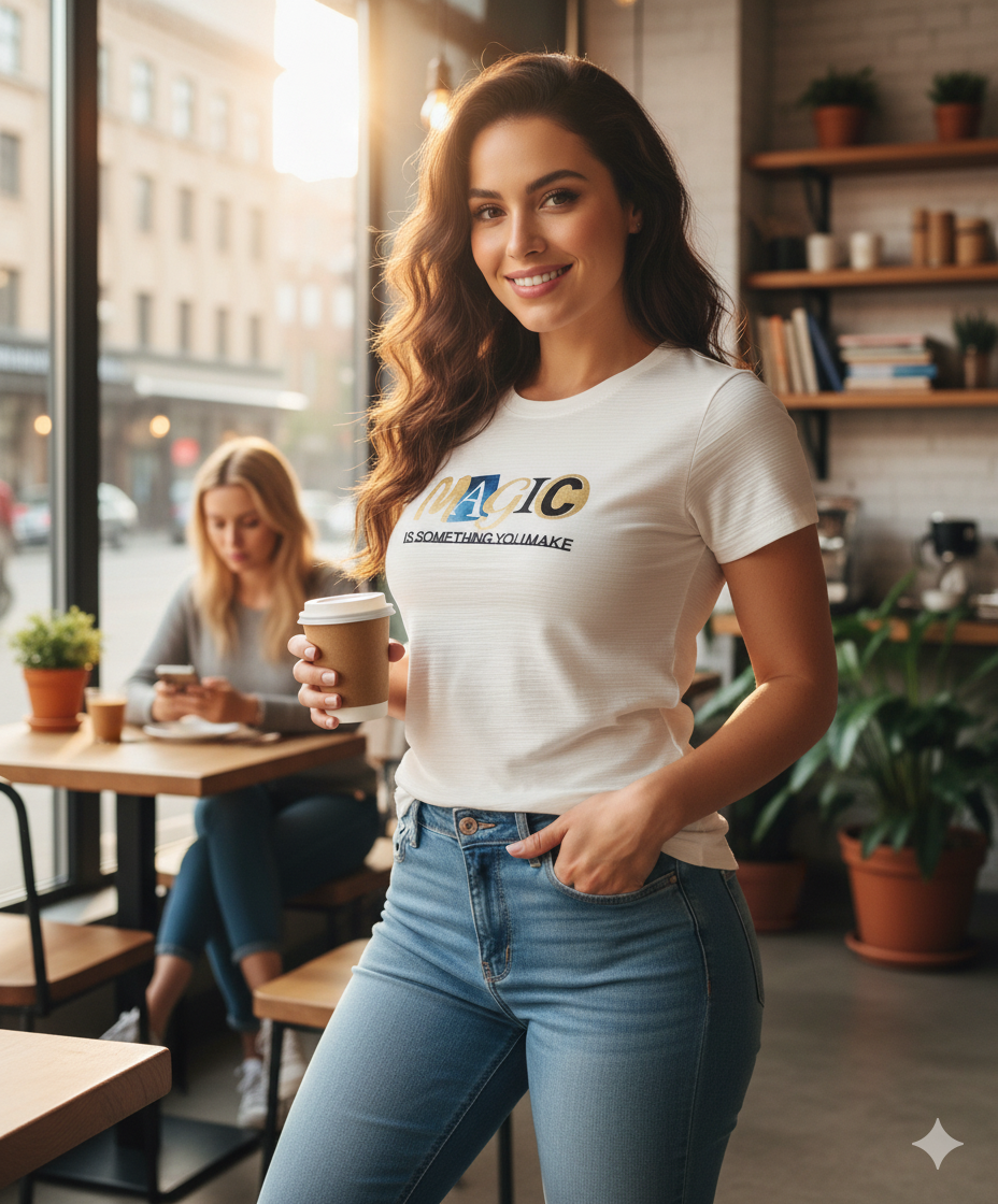 CAMISETA DAMA COLOR MARFIL MISYM OAZ