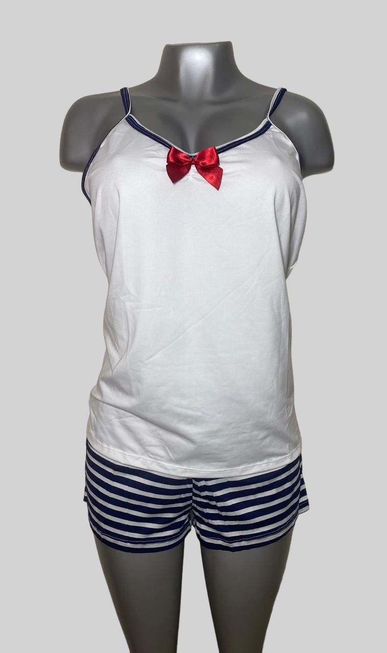 PIJAMA TIRAS Y SHORT DAMA - REF 12
