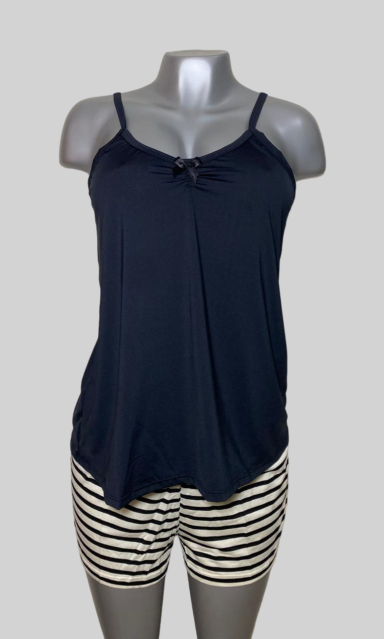 PIJAMA TIRAS Y SHORT DAMA - REF 12