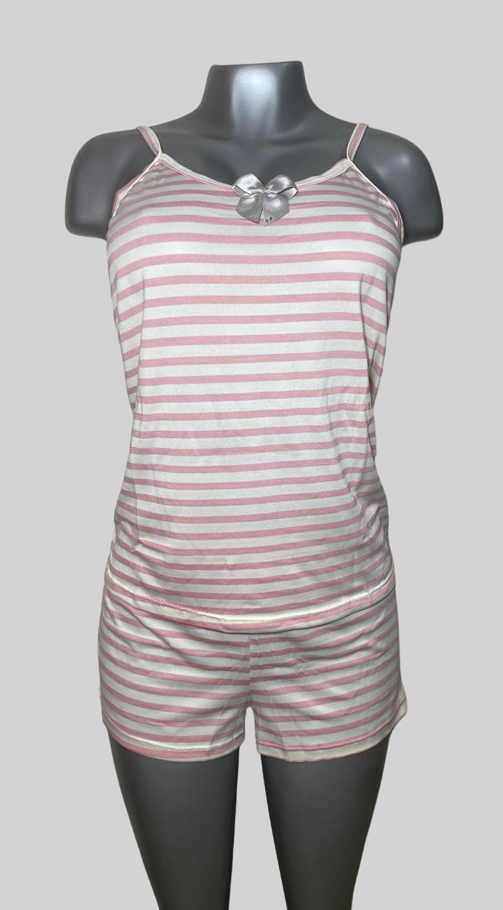 PIJAMA TIRAS Y SHORT DAMA - REF 16