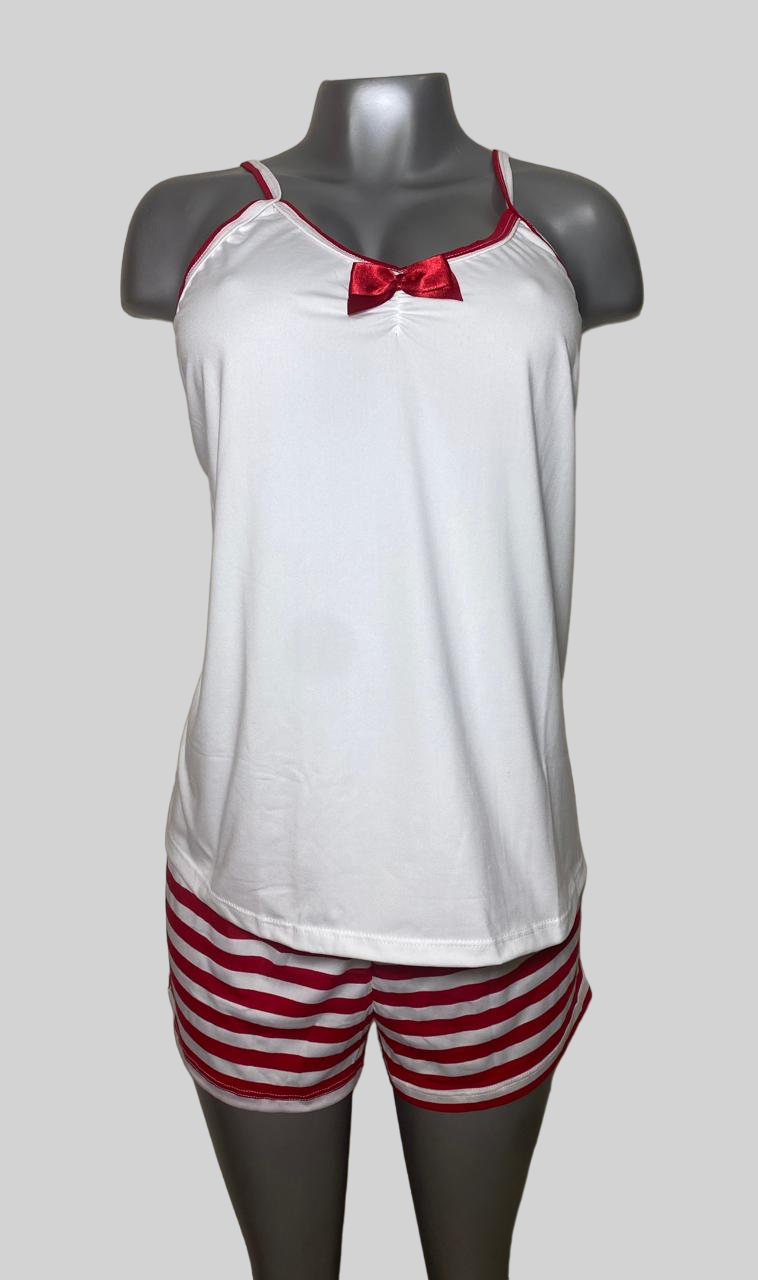PIJAMA TIRAS Y SHORT DAMA - REF 12