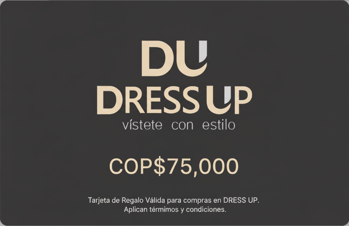 TARJETA DE REGALO - DRESSUP