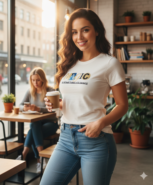 CAMISETA DAMA COLOR MARFIL MISYM OAZ