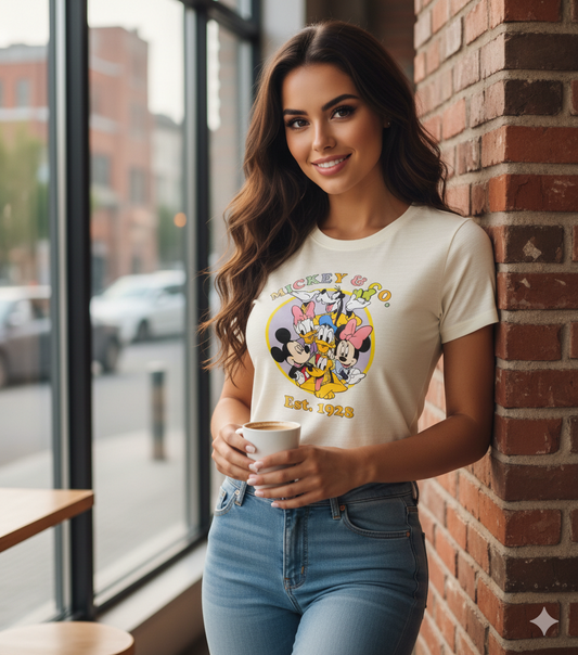 CAMISETA DAMA COLOR MARFIL M&C