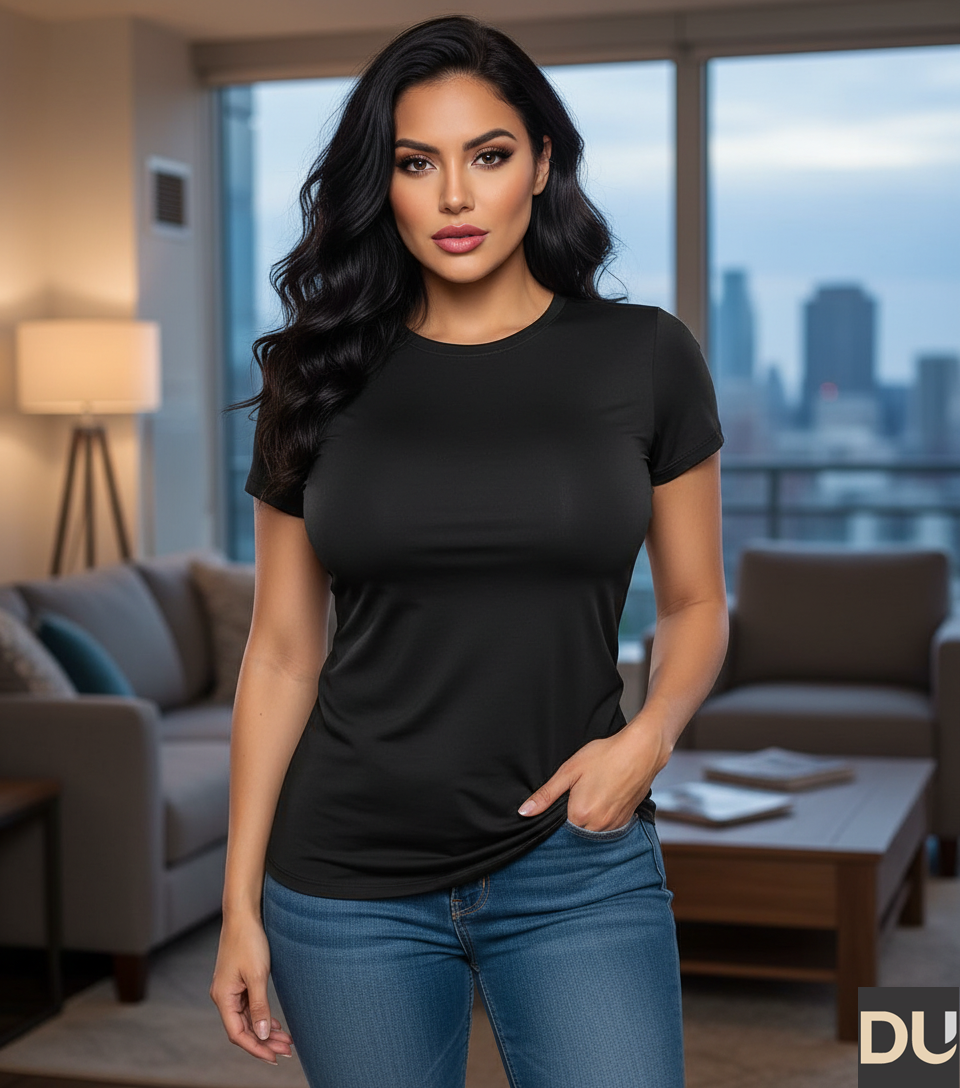 CAMISETA POLIESTER DAMA - REF 1