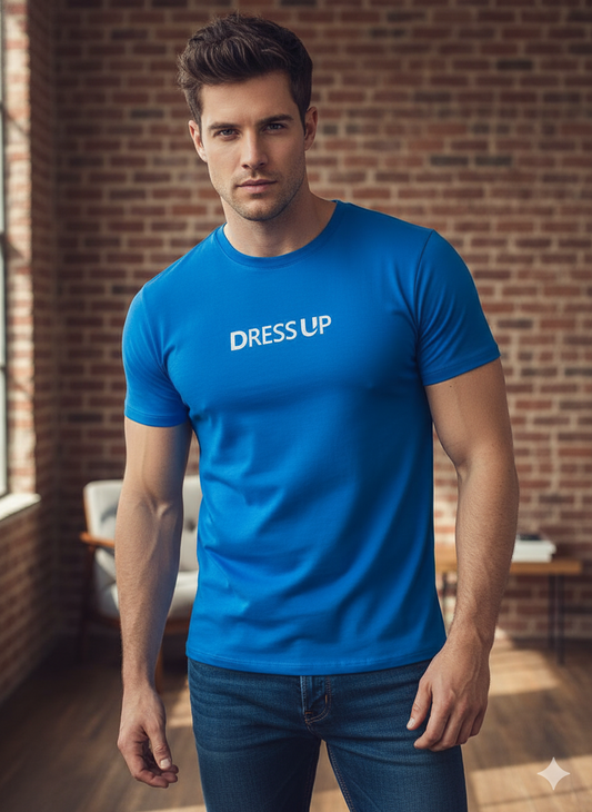 CAMISETA HOMBRE COLOR AZUL - REF 19