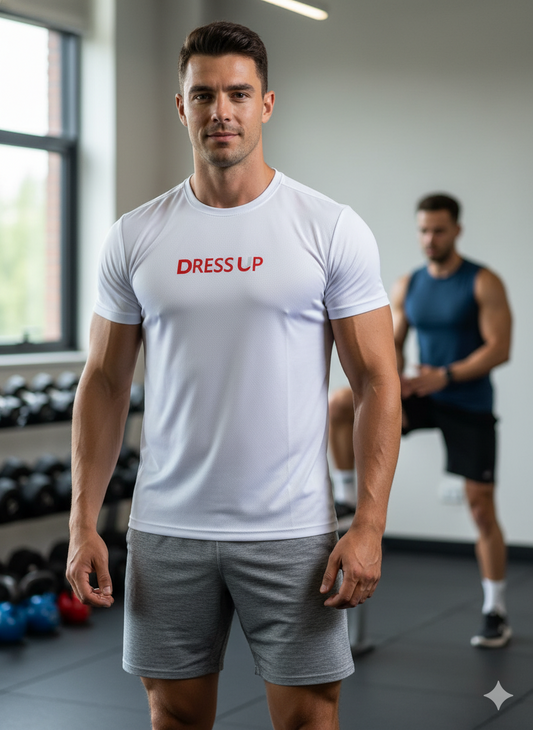 CAMISETA HOMBRE COLOR BLANCO (ACTIVE) - REF 19