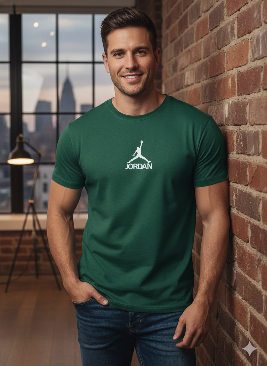 CAMISETA HOMBRE COLOR VERDE - REF 19